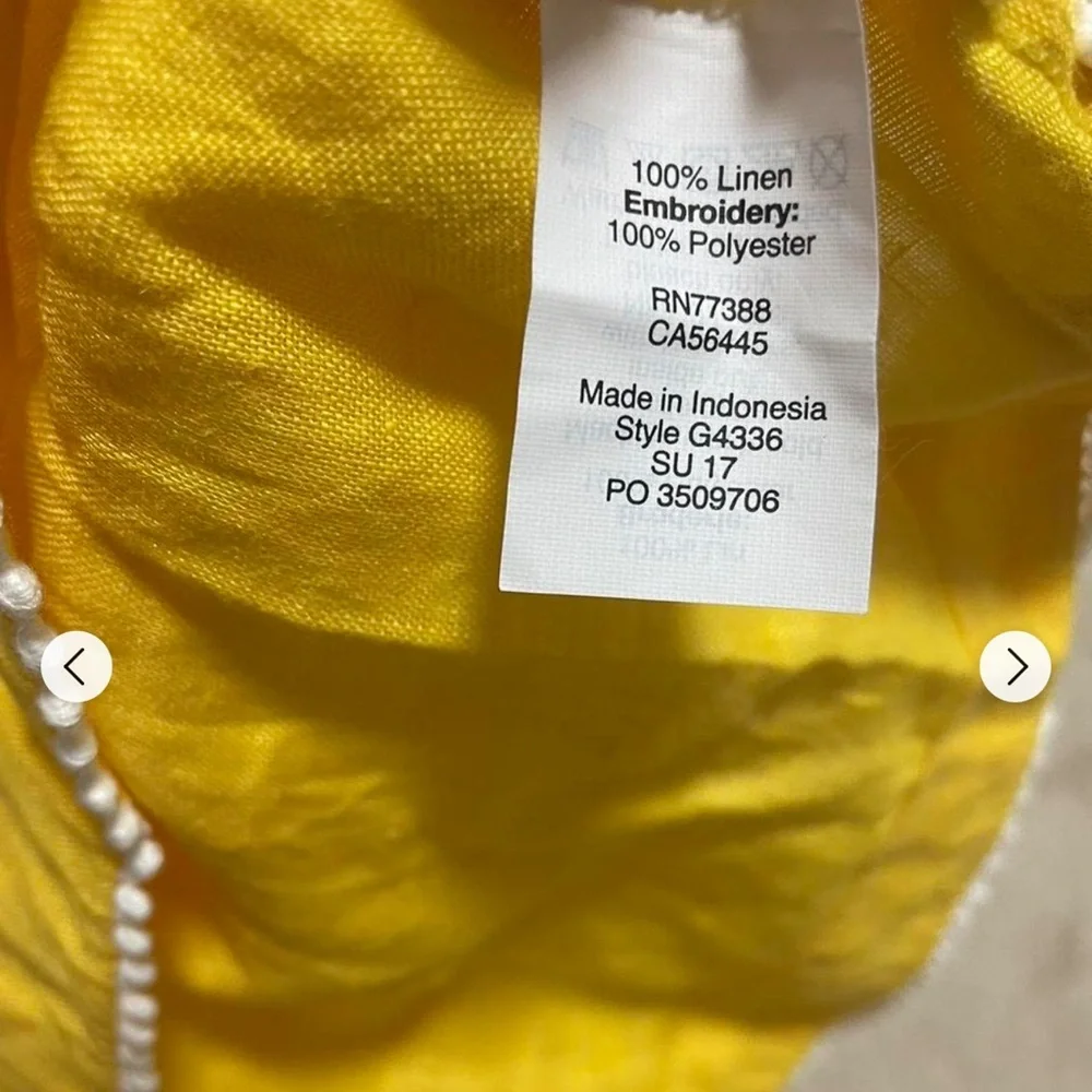J.crew yellow blouse